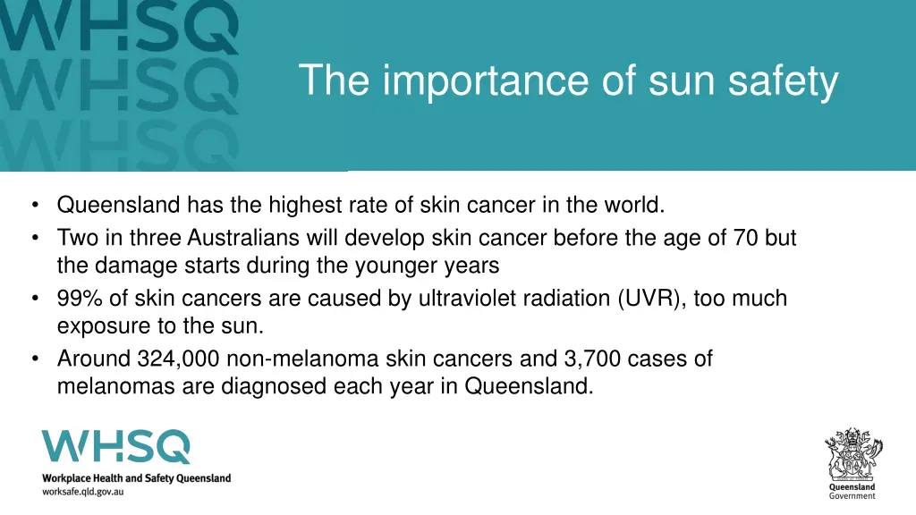 the importance of sun safety