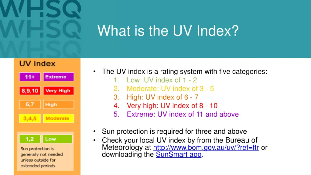 what is the uv index