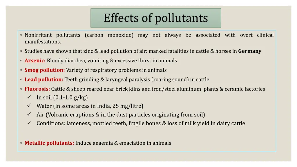 effects of pollutants 1