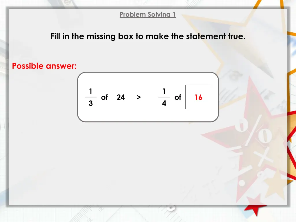 problem solving 1 1