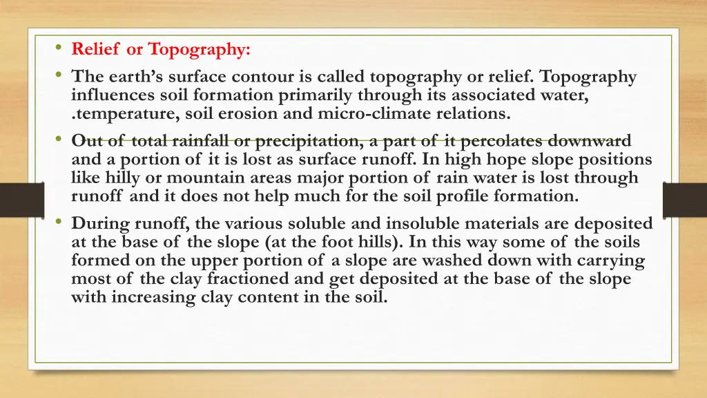 relief or topography the earth s surface contour