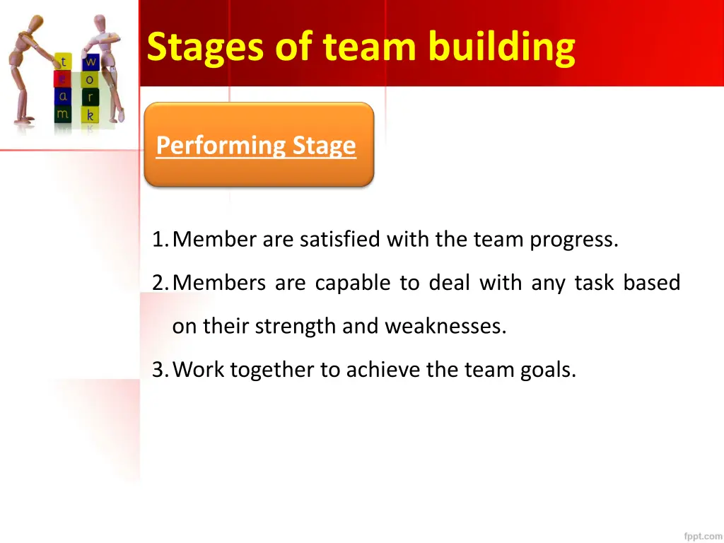 stages of team building 3