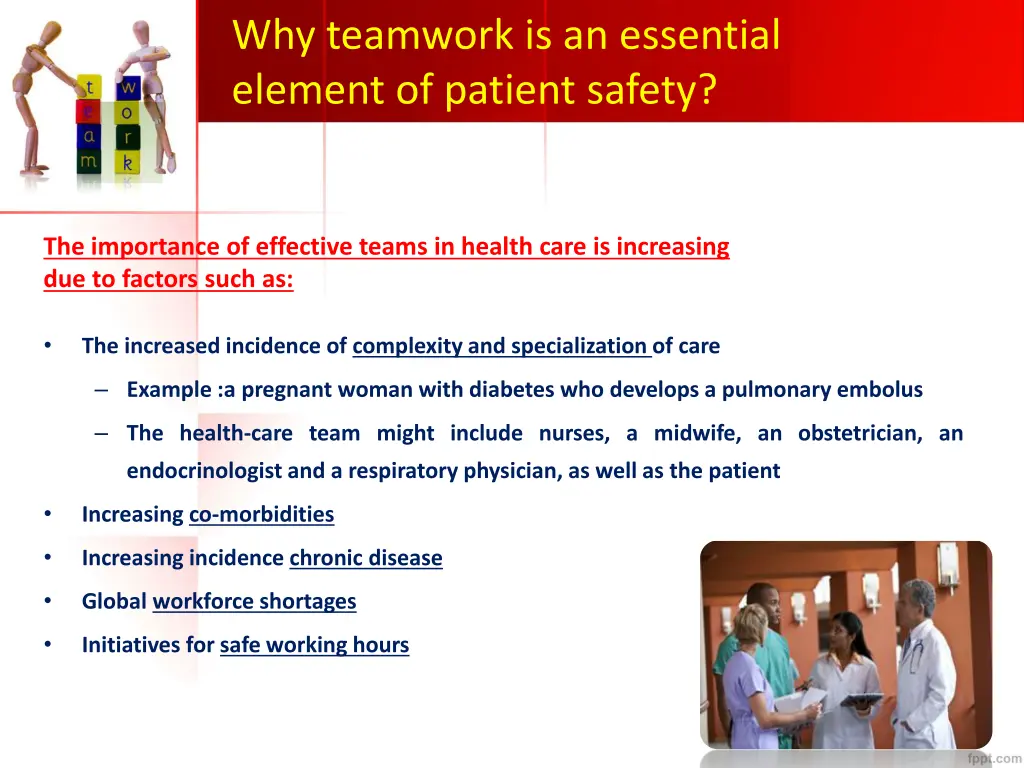 why teamwork is an essential element of patient 1