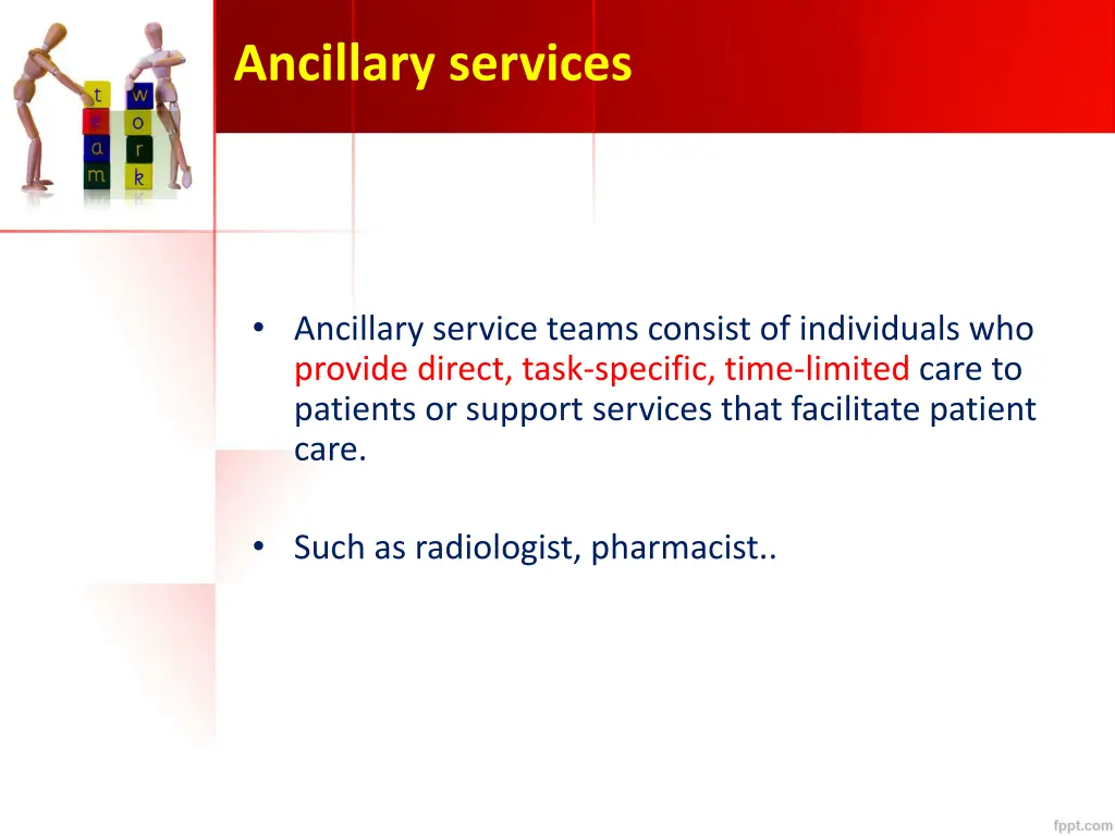 ancillary services