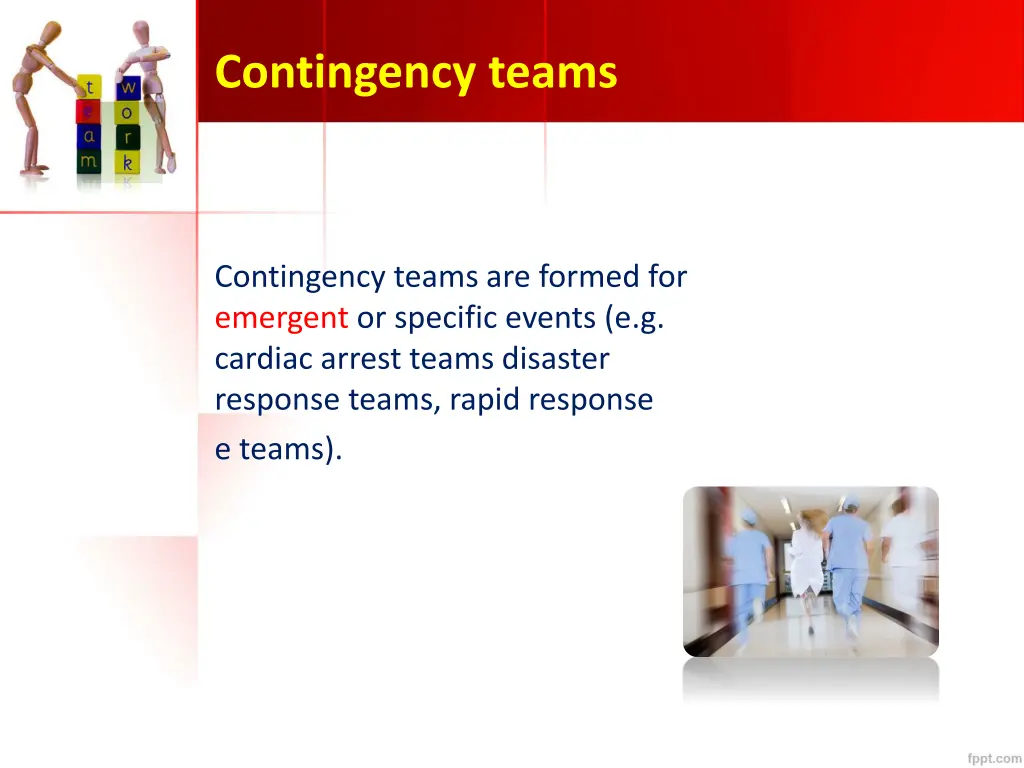 contingency teams