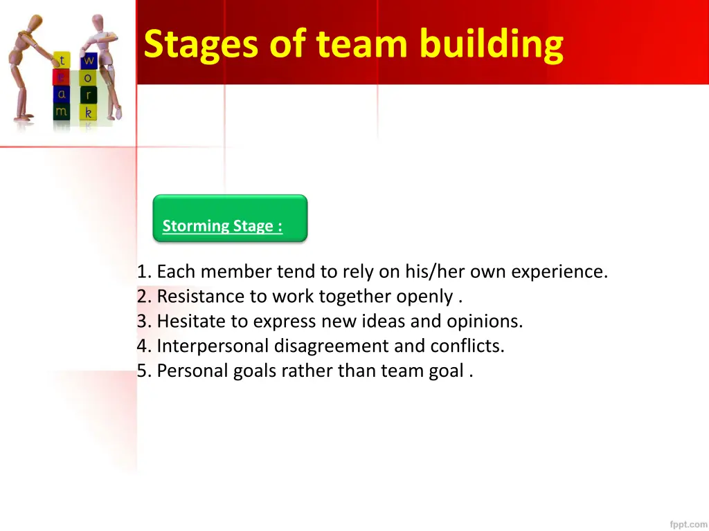 stages of team building 1