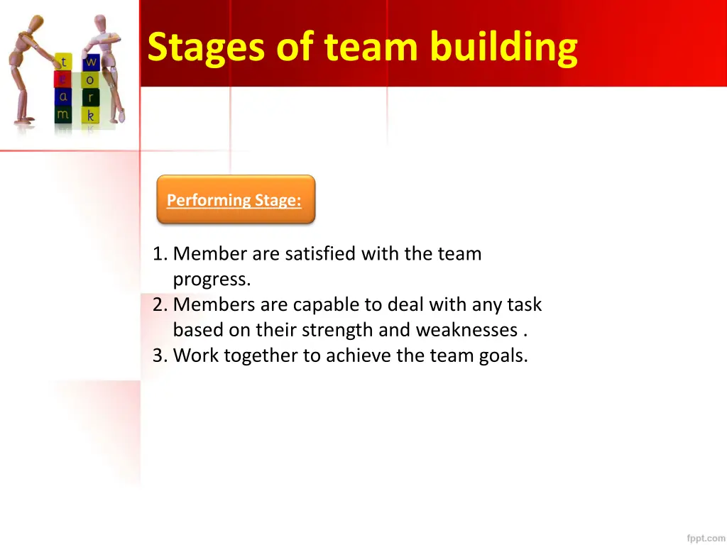 stages of team building 3