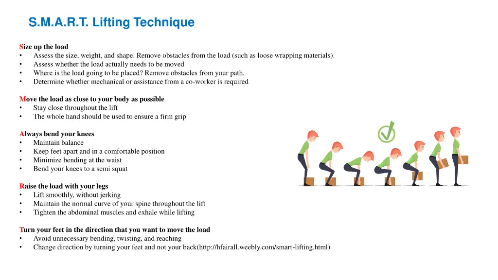 s m a r t lifting technique