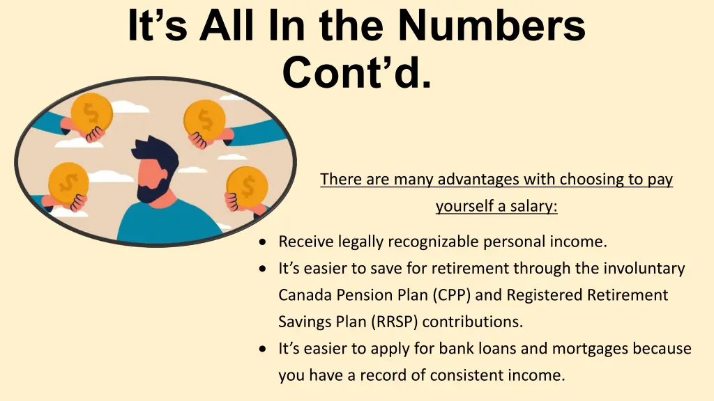 it s all in the numbers cont d