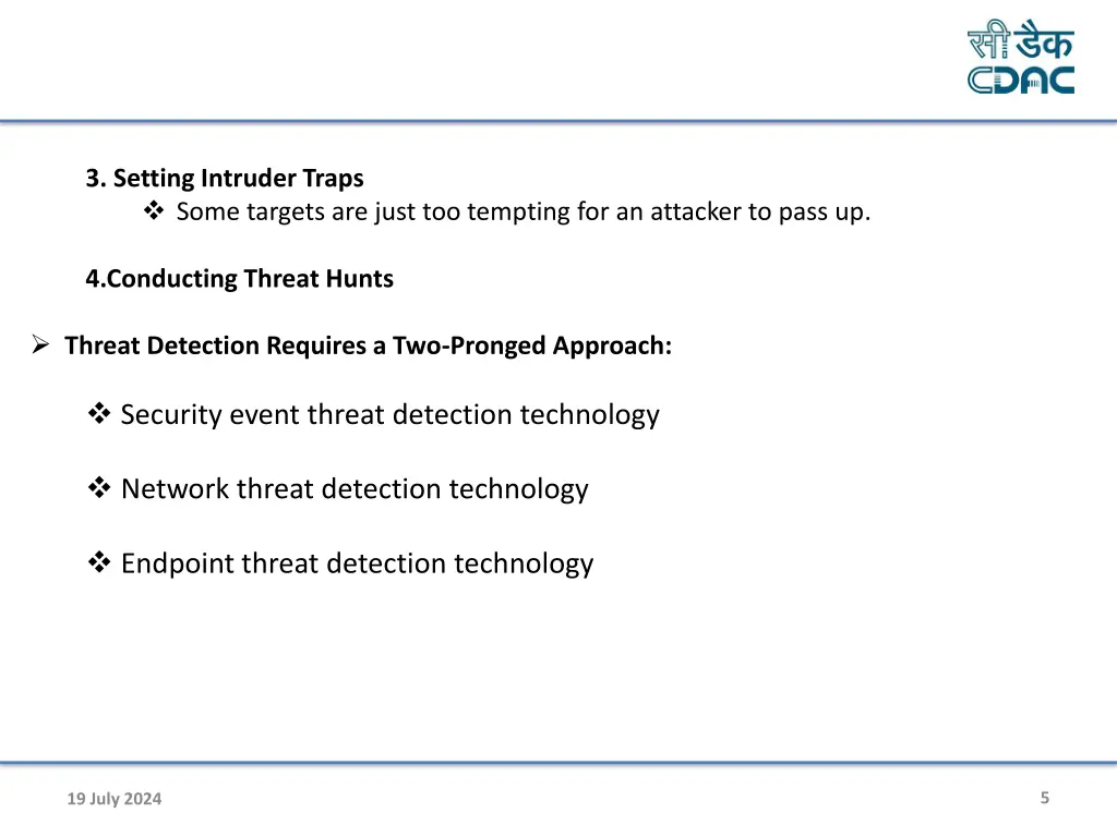 3 setting intruder traps some targets are just