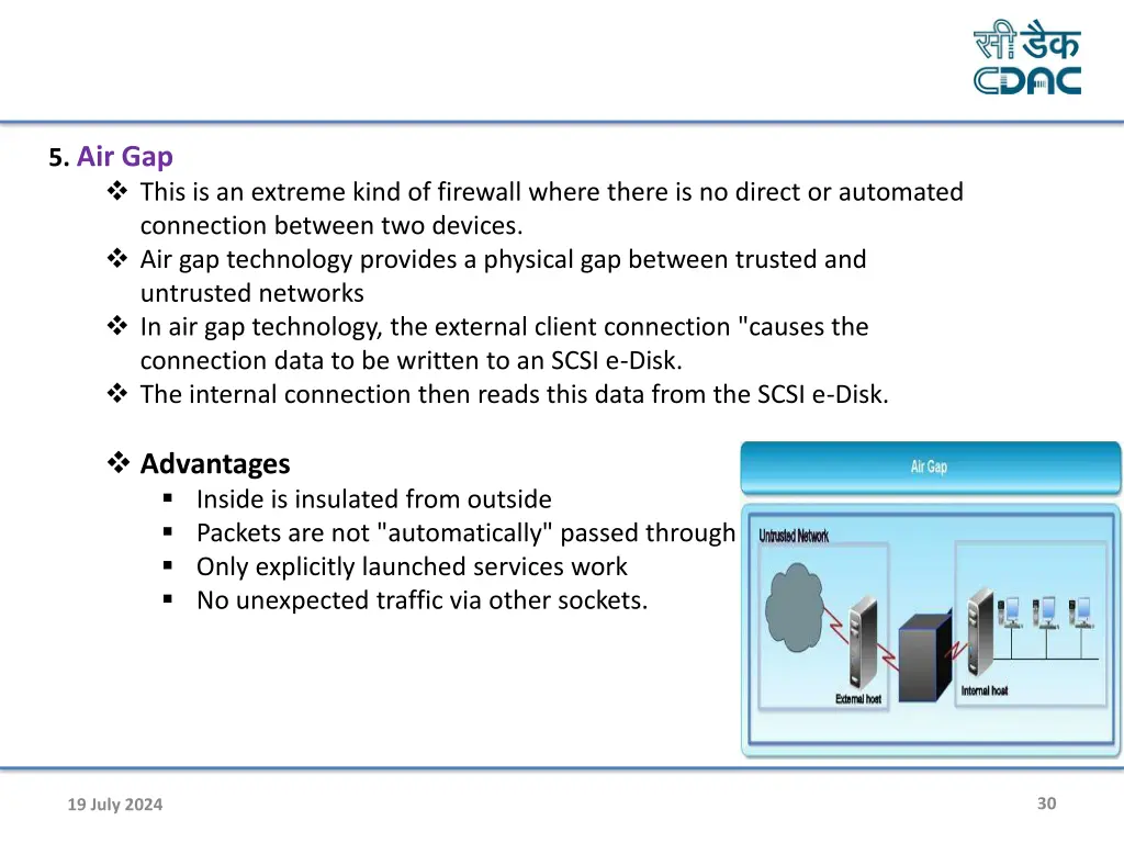 5 air gap this is an extreme kind of firewall