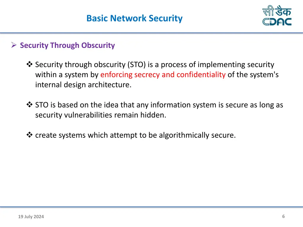 basic network security