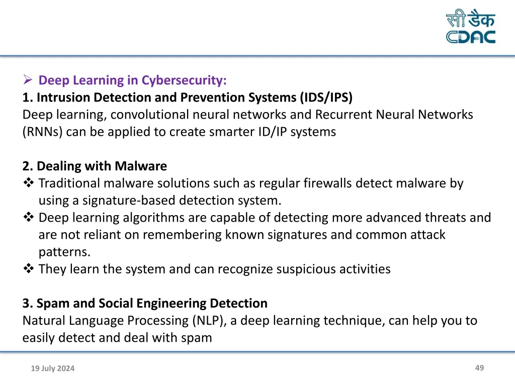 deep learning in cybersecurity 1 intrusion