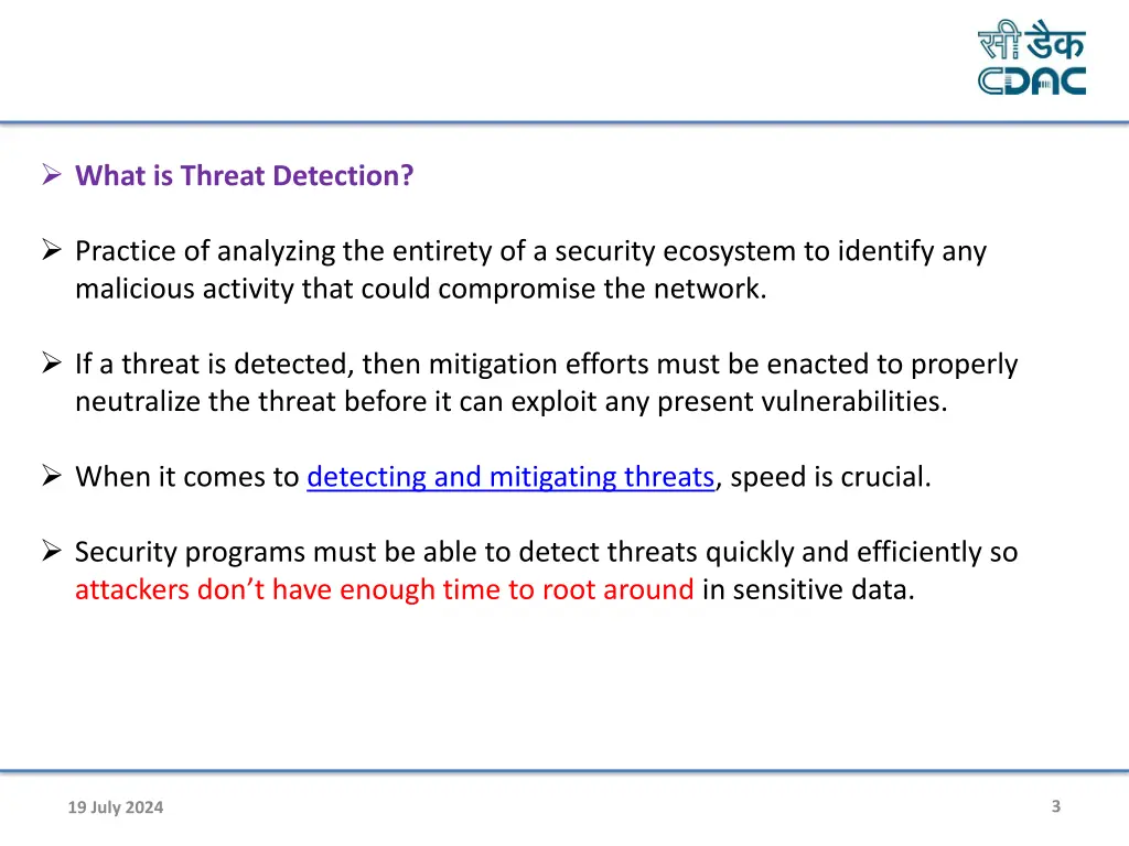 what is threat detection