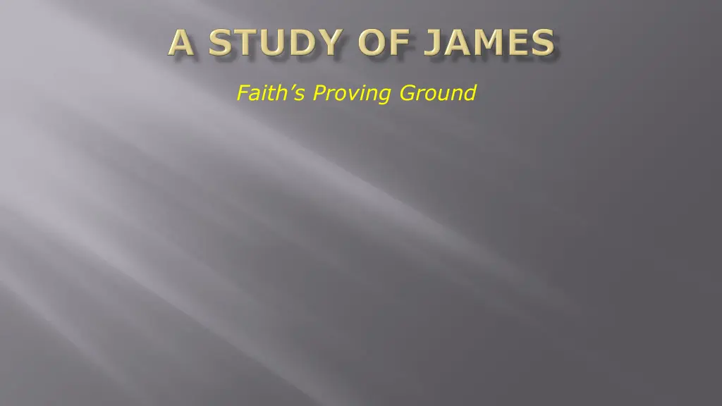 faith s proving ground