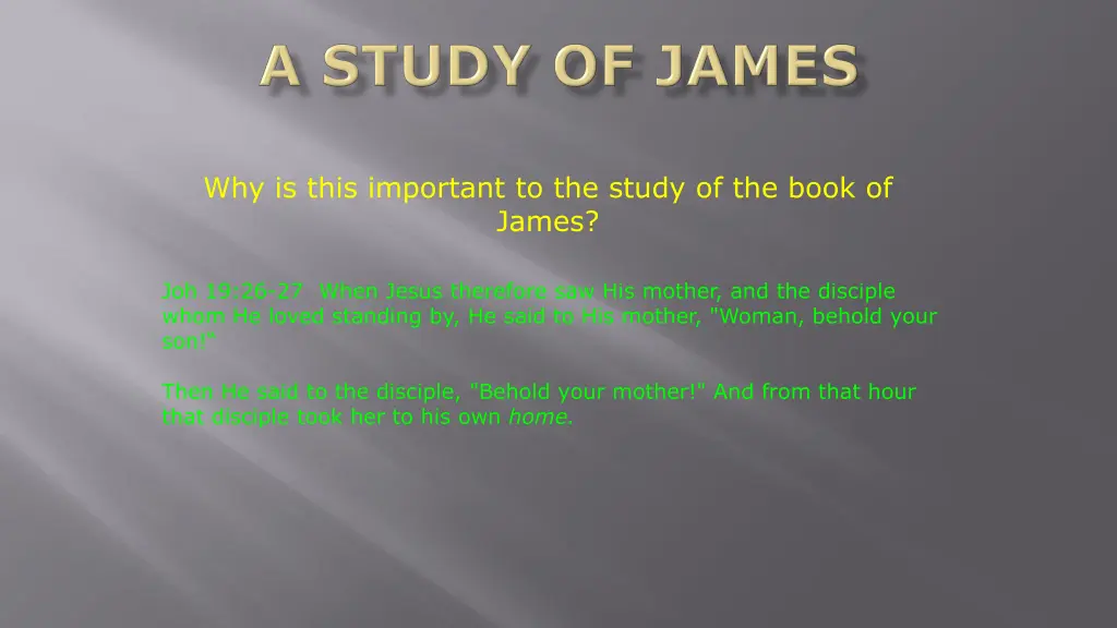 why is this important to the study of the book