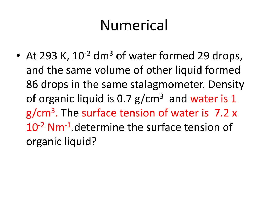 numerical 1