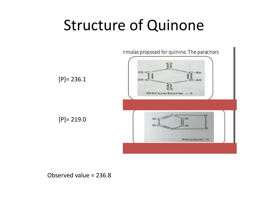 structure of quinone