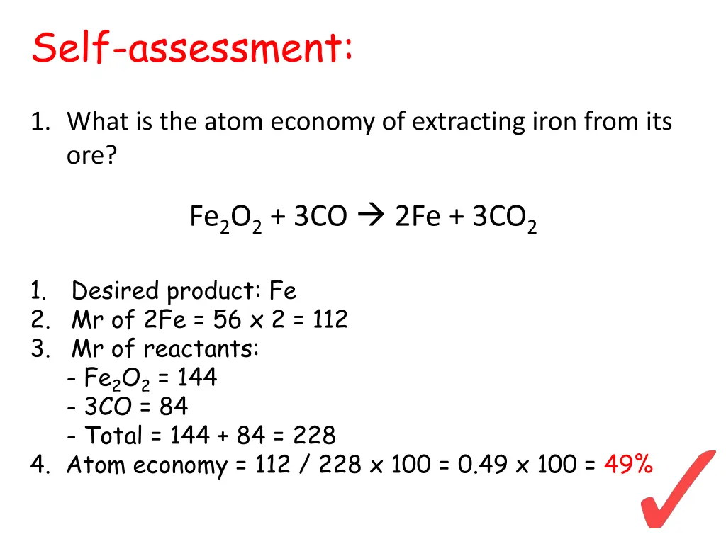 self assessment 1