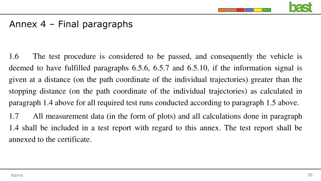 annex 4 final paragraphs