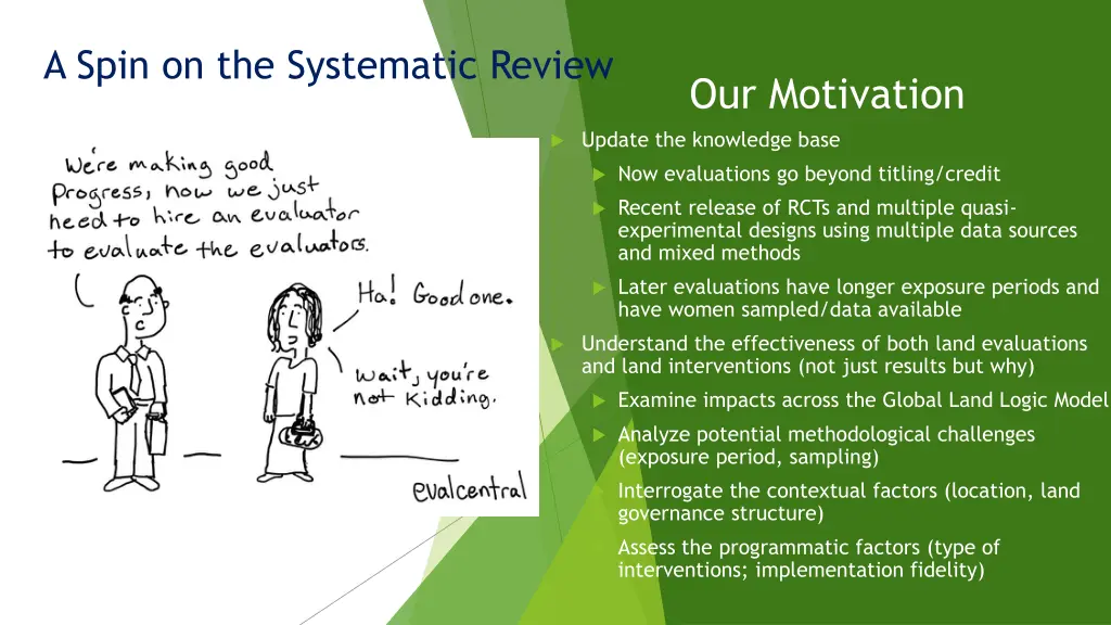 a spin on the systematic review