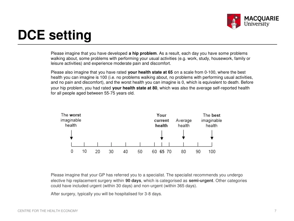 dce setting