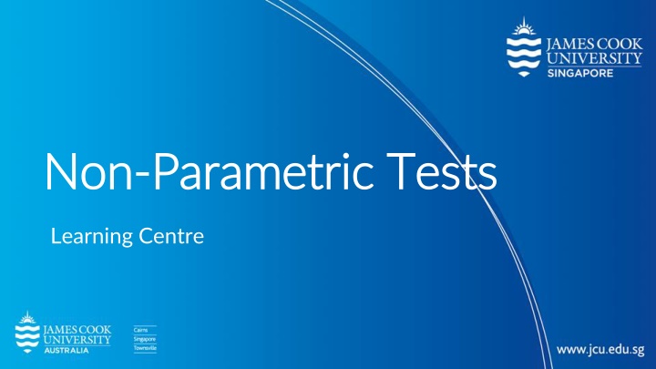 non non parametric tests parametric tests