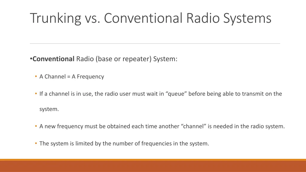 trunking vs conventional radio systems 2