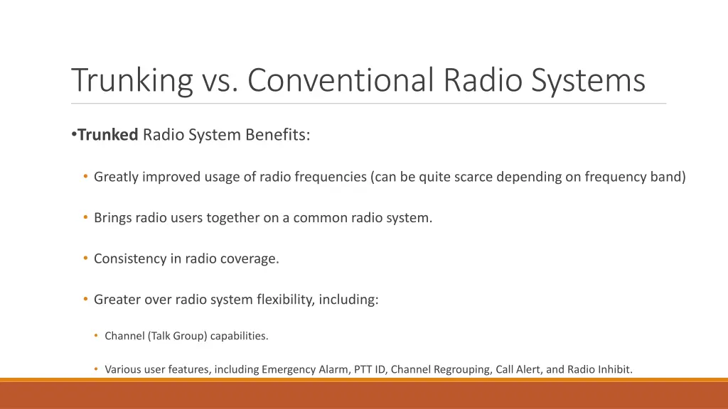 trunking vs conventional radio systems 5