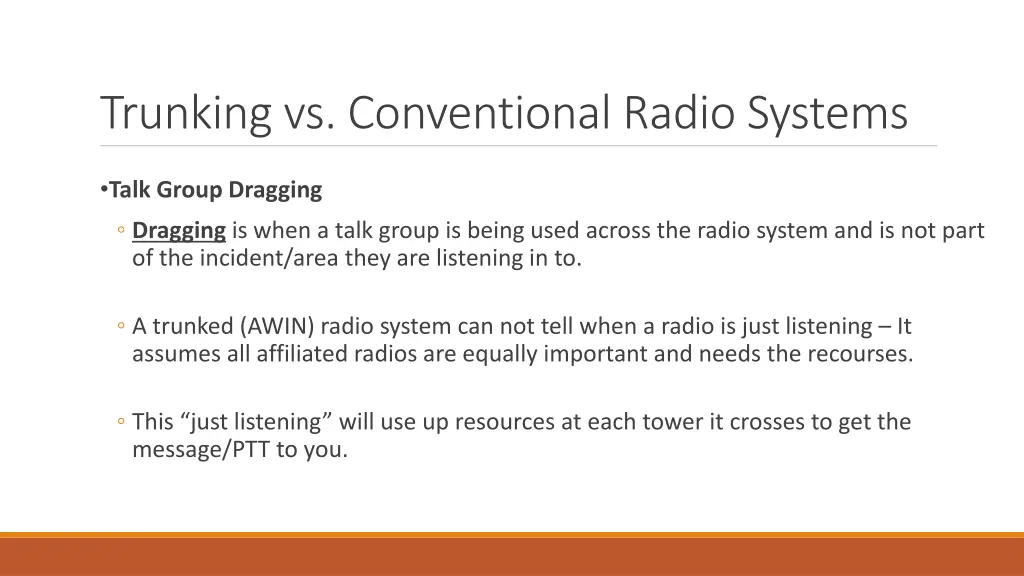 trunking vs conventional radio systems 6