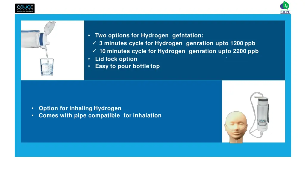 two options for hydrogen gefntation 3 minutes