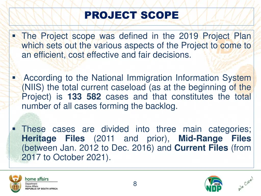 project scope