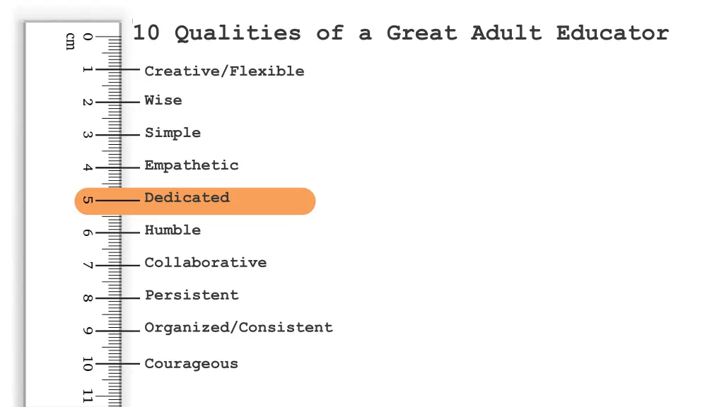 10 qualities of a great adult educator 13