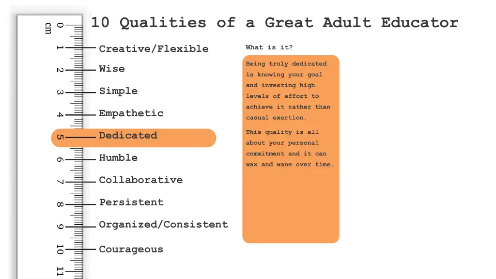 10 qualities of a great adult educator 14