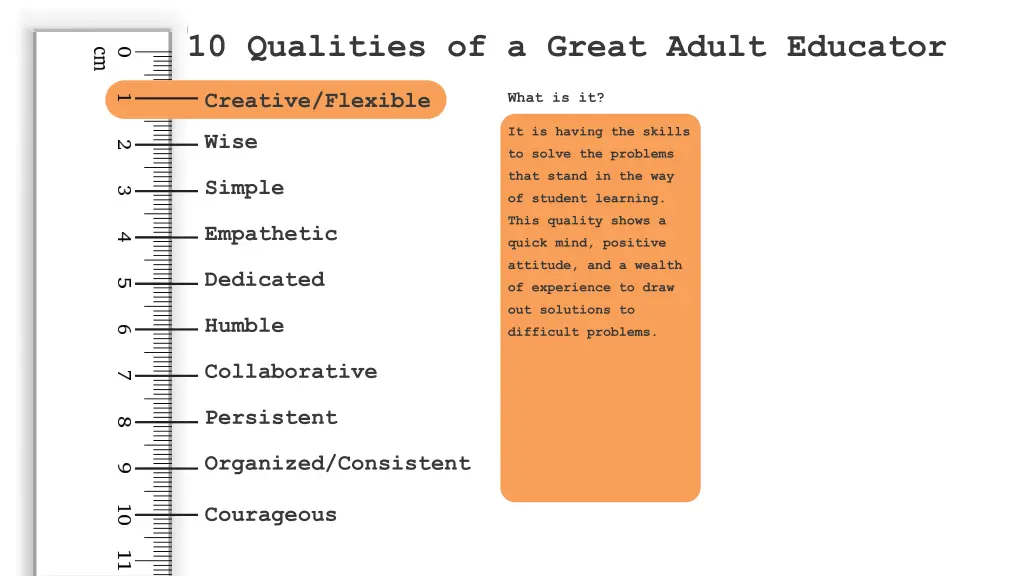 10 qualities of a great adult educator 2