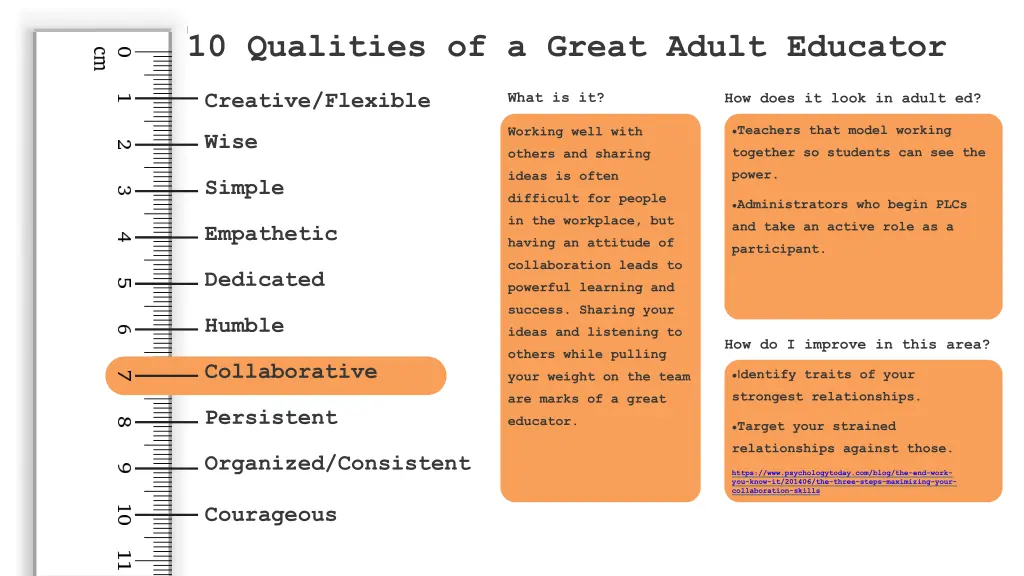 10 qualities of a great adult educator 21