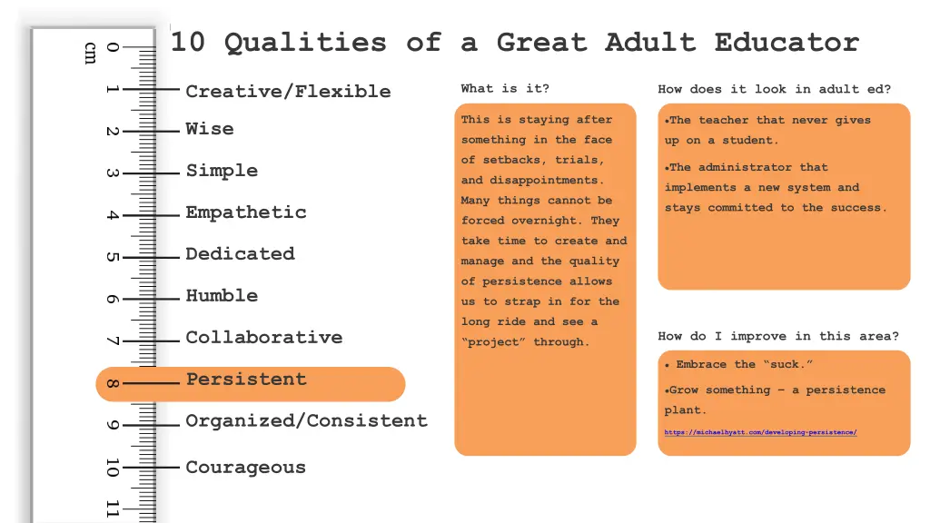 10 qualities of a great adult educator 24