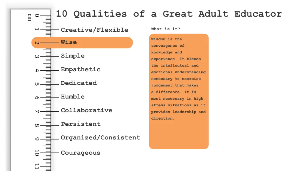 10 qualities of a great adult educator 5