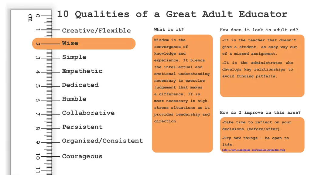 10 qualities of a great adult educator 6