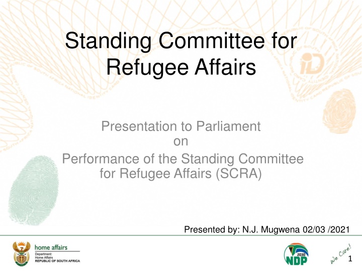 standing committee for refugee affairs