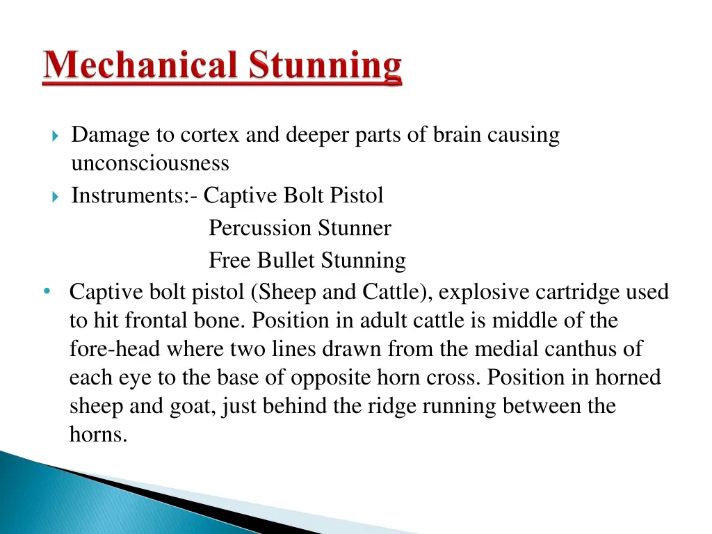 damage to cortex and deeper parts of brain