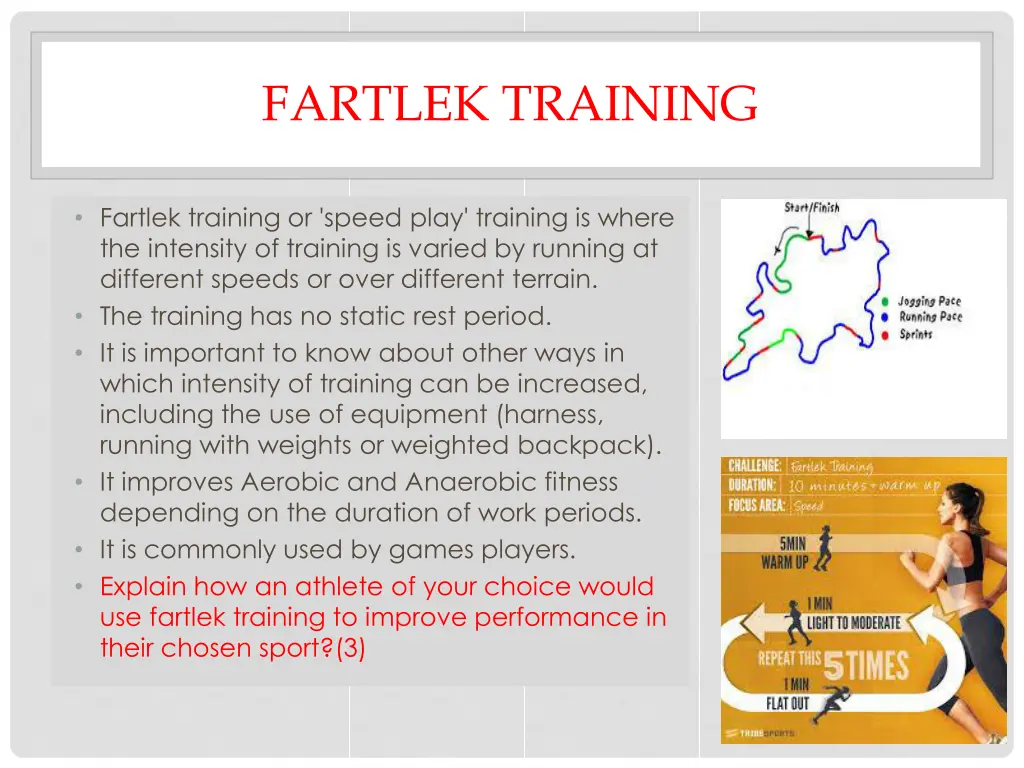 fartlek training