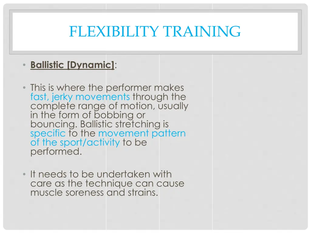 flexibility training 1