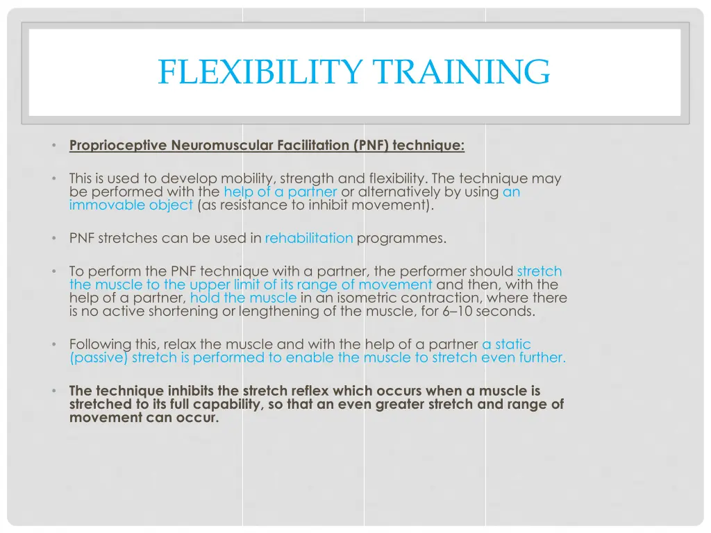 flexibility training 2