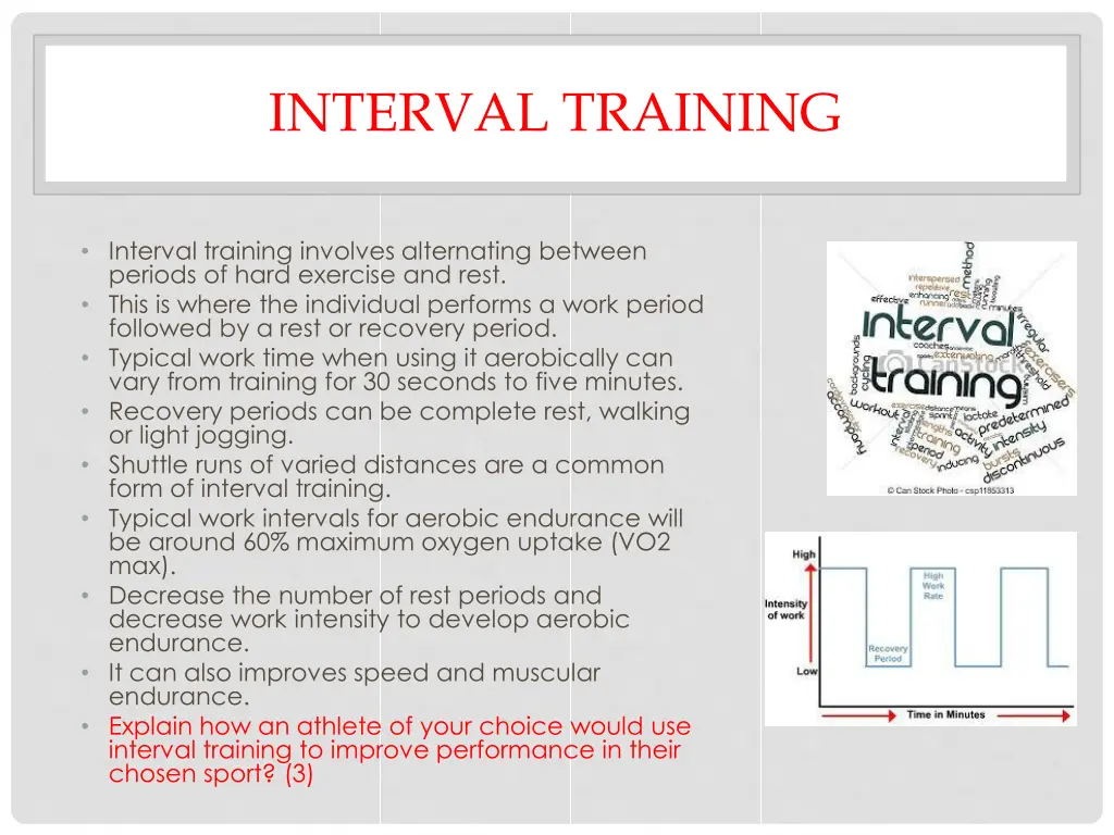 interval training