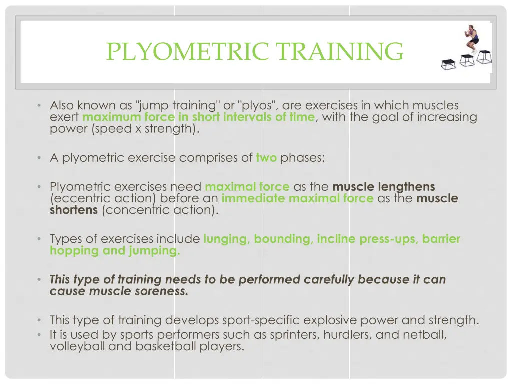 plyometric training