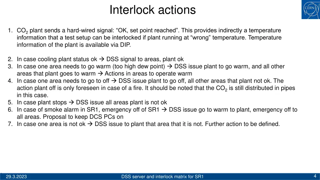 interlock actions