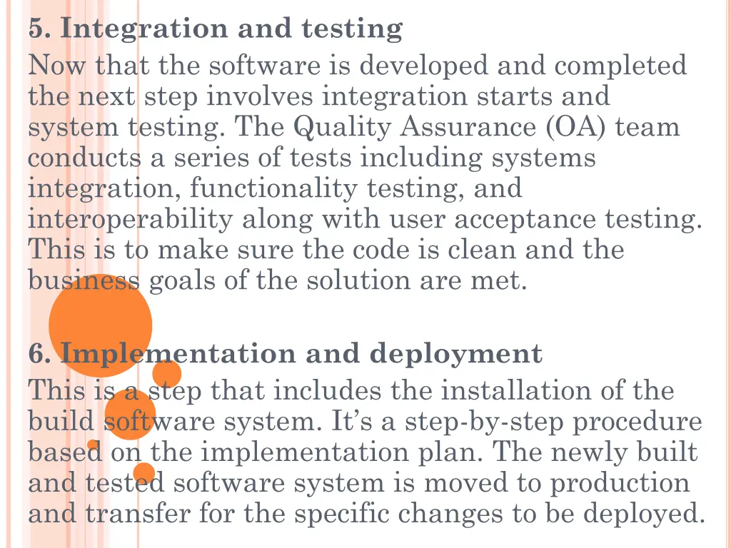 5 integration and testing now that the software