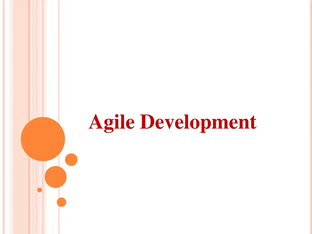 agile development