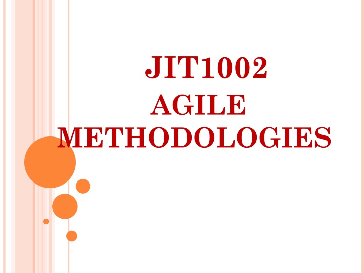 jit1002 agile methodologies